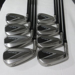 Left-Handed TaylorMade Stealth Iron Set - 4-PW, AW - Regular Flex Graphite