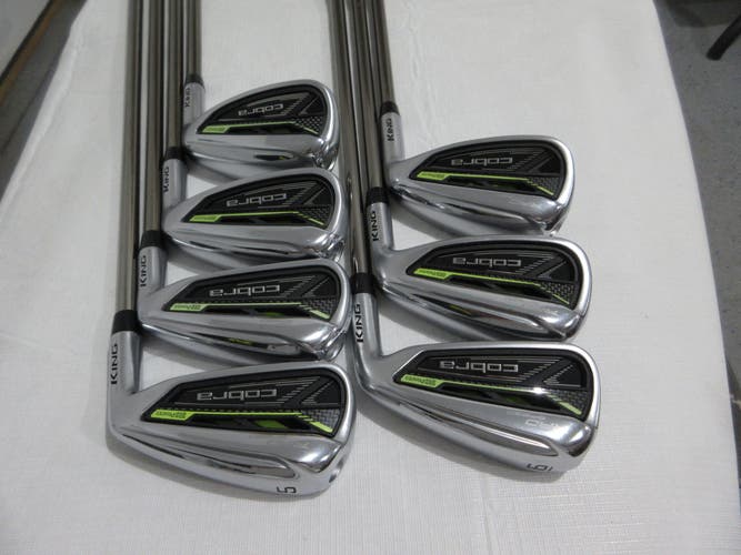 Cobra King Radspeed Iron Set - 5-PW, GW - Senior Flex Graphite +0.5" Long