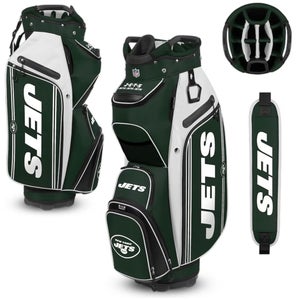 New York Jets WinCraft Bucket III Cooler Cart Golf Bag