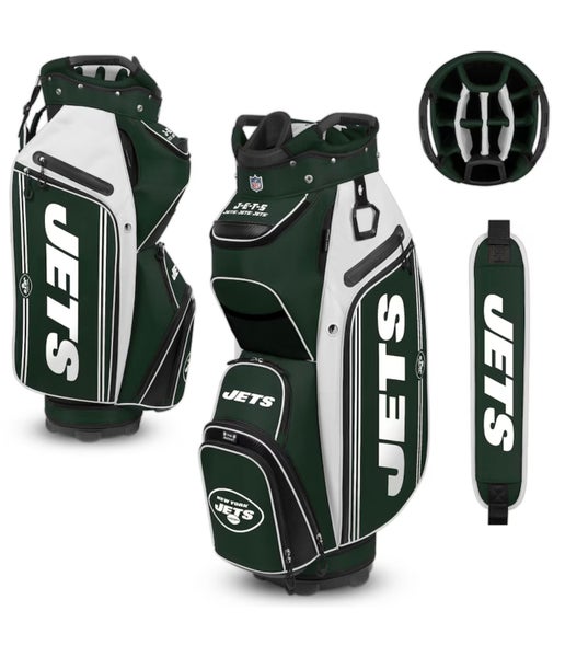 New York Jets WinCraft Bucket III Cooler Cart Golf Bag