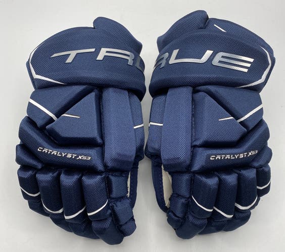 NEW True Catalyst XS3 Gloves, Navy/Silver, 12”