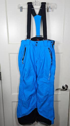 Arctica Side Zip 2.0 Ski Pants Bibs Blue Adult Size: S