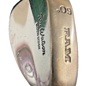 RAM Tom Watson Scoring System Lob Wedge 60* RH Stiff Steel 35.5" New Jumbo Grip