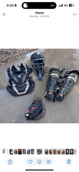 Easton Gametime Catcher's Set (Used)