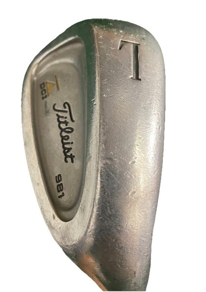 Titleist DCI 981 Gold Lob Wedge 59*06 RH TriSpec Stiff Steel 35.25" New Mid Grip