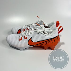 Nike Vapor Edge Speed 360 2 White Orange Football Cleats 9.5