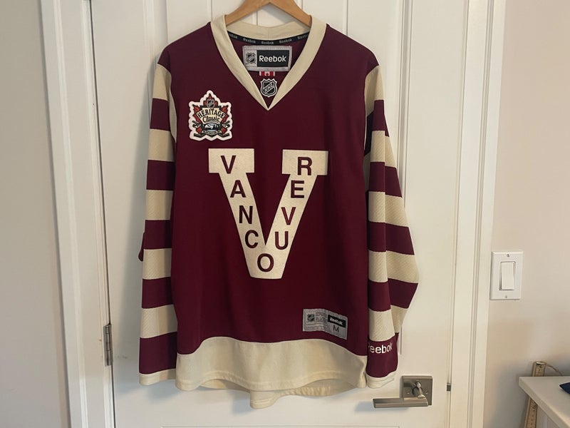 Authentic Reebok Vancouver Canucks Heritage Classic Jersey Size Medium