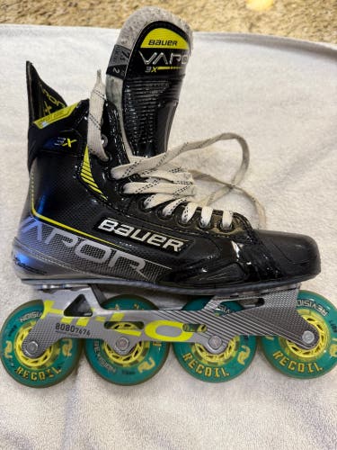 Bauer Vapor 3x Inline Skates Wide Width Size 7.5 (Used)