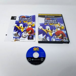 Sonic Heroes (2004) Nintendo GameCube Complete w/ Manual Sega TESTED