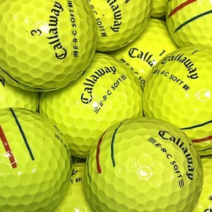 Callaway Yellow ERC-Soft        12 Near Mint AAAA Used Golf Balls