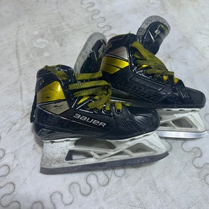 Bauer Supreme 3S Hockey Goalie Skates Extra Wide Width Size 1 (Used)