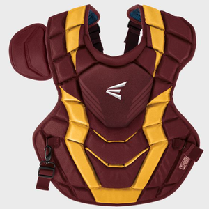 Easton Elite X Adult Catcher Chest Protector Maroon/Gold – New 17″ (15+)