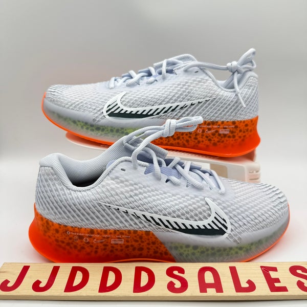 Nike Court Air Zoom Vapor 11 HC Tennis Shoes Gray Electric Pack FV1308-900 Women’s Sz 8.5 NEW