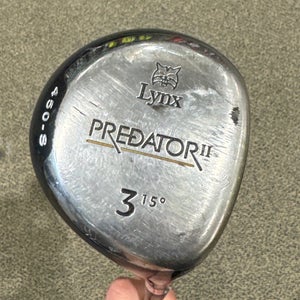 Lynx Predator Right Handed 3 Wood | Regular Flex 15