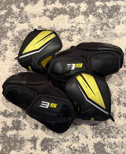 Used Bauer SUPREME 3S Intermediate Elbow Pads Medium