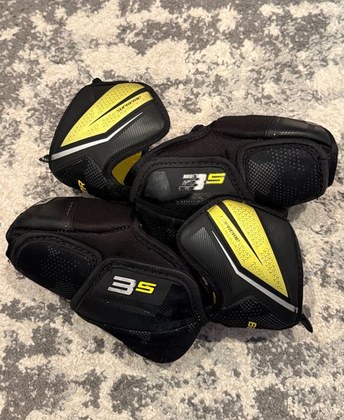 Used Bauer SUPREME 3S Intermediate Elbow Pads Medium