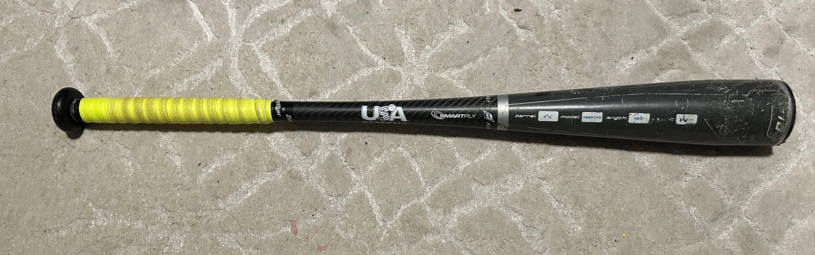 True Temper T1 YB20T110 USABat Certified Bat (-10) 18.5 oz 28.5" (Used)