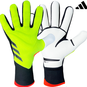 Adidas Predator GL PRO PC Goalkeeper Gloves Size 8.5 Yellow/Black/Solred IQ4024