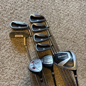 TopFlite Mens RH Golf Club Starter Set Everything From Driver to Putter