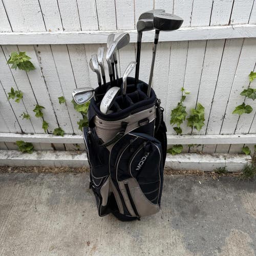 Adams Golf Idea Mens Right Handed Golf Club Complete Set With Bag