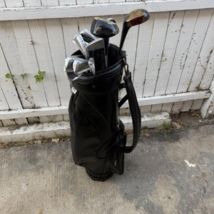Wilson Staff Tour Blade Vintage Complete Set 1-SW With Wilson Leather Bag