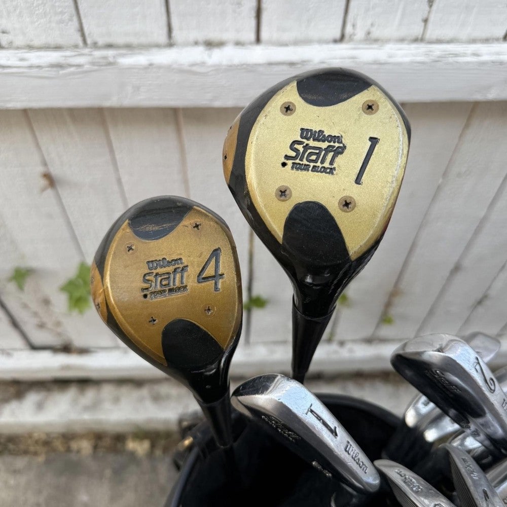 Wilson Staff Tour Blade Vintage Complete Set 1-SW With Wilson