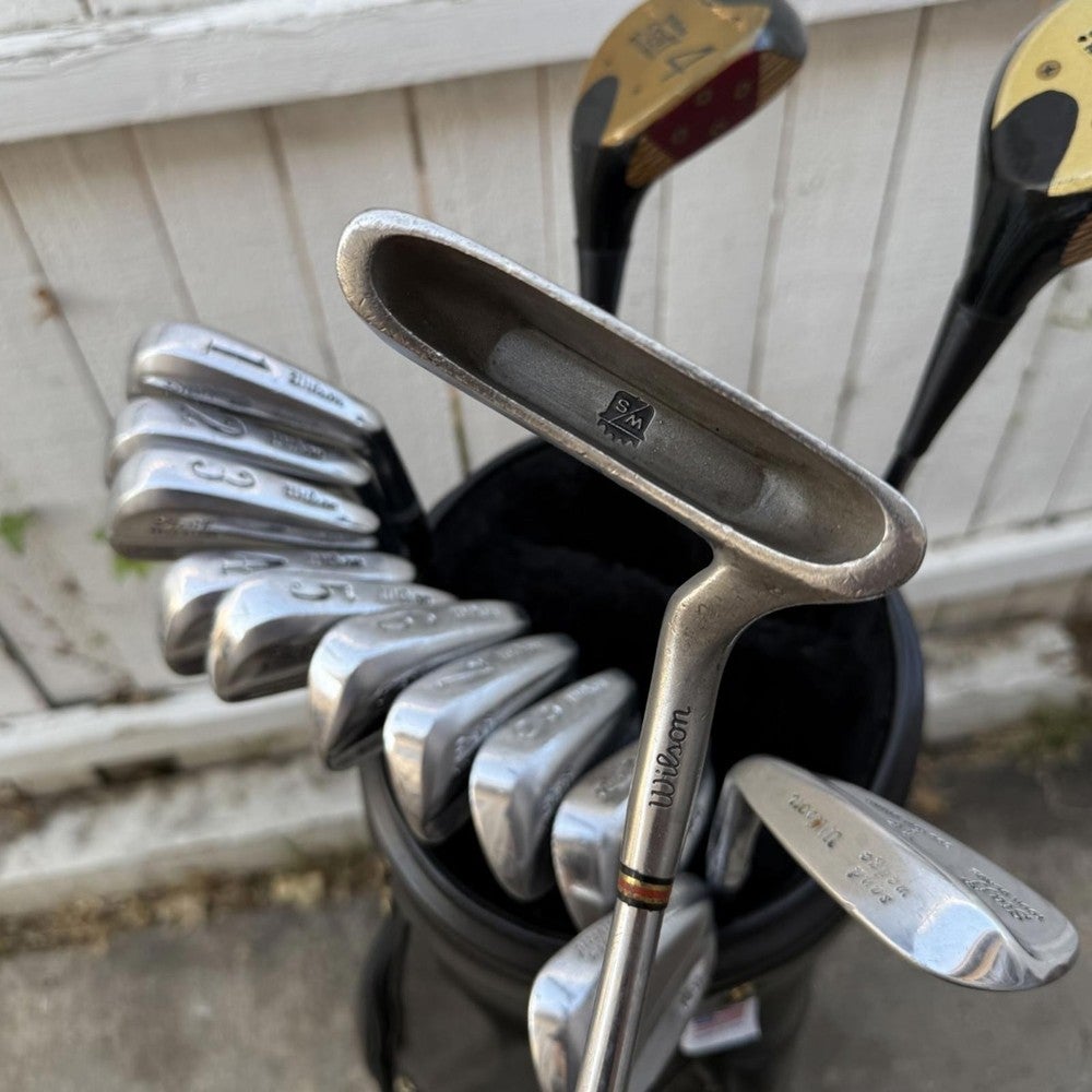 Wilson Staff Tour Blade Vintage Complete Set 1-SW With Wilson