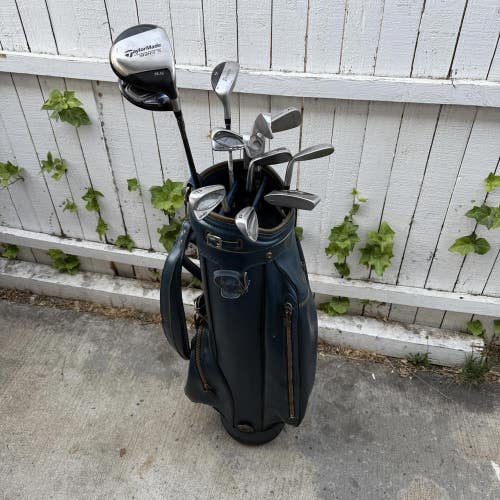 Tommy Armour 845 Evo Golf Club Complete Set With MacGregor Leather Bag