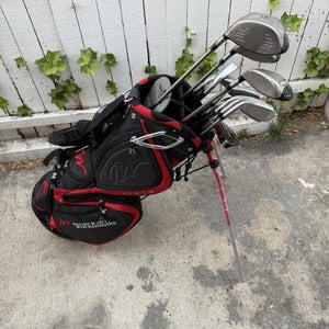 TaylorMade RAC Mens Right Handed Golf Club Complete Set With Brand New Stand Bag