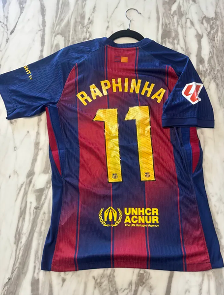 FC Barcelona 25/26 Home Raphinha 11 Jersey