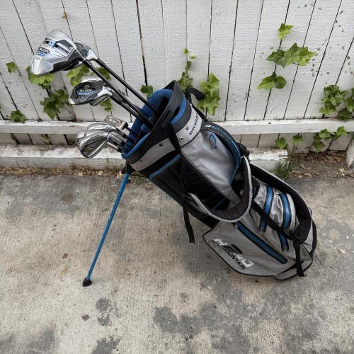TaylorMade Rbladez and SLDR Mens Right Handed Golf Club Complete Set With Bag