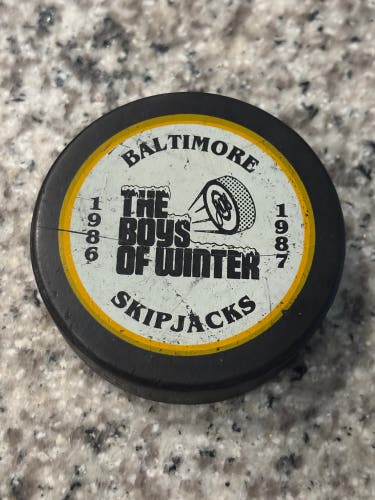 Baltimore Skipjacks AHL Vintage Hockey Puck