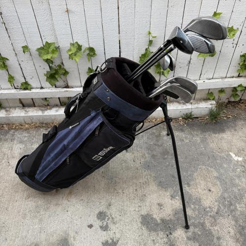 Ping Eye Mens Right Handed Golf Club Complete Set With Stand Bag