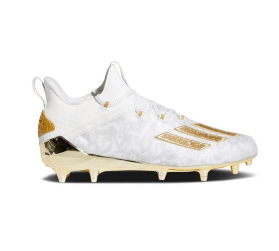 Men's Size M 10.5 (W 11.5) Adidas Mid Top adizero Molded Cleats (New)