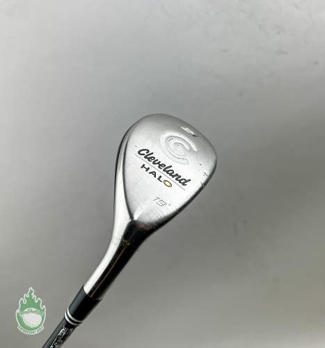 Used Right Handed Cleveland Halo 2 Iron Hybrid* HALO Stiff Flex Graphite Golf