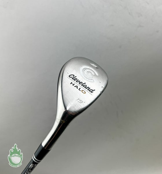 Used Right Handed Cleveland Halo 2 Iron Hybrid* HALO Stiff Flex Graphite Golf
