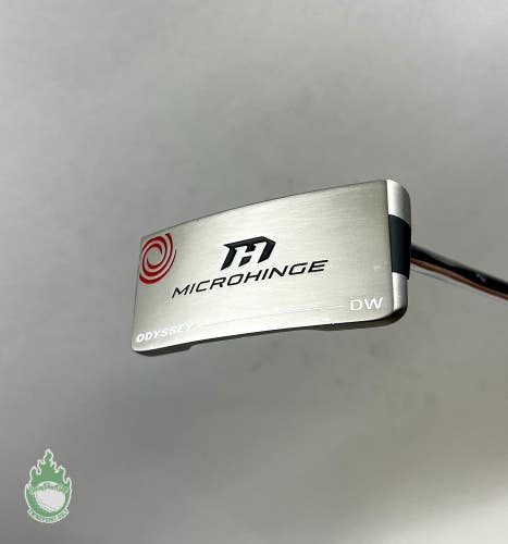 Used Right Handed Odyssey Microhinge Double Wide 35" Putter Steel Golf Club