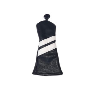 NEW Vintage Custom Universal Black/White Hybrid/Rescue Headcover - UT,2,3,4,5,6