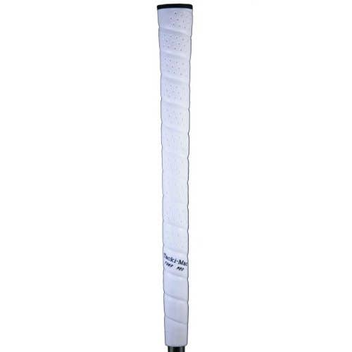 Tacki-Mac Itomic Wrap Grip (WHITE, Jumbo, .580) Black Cap Golf NEW