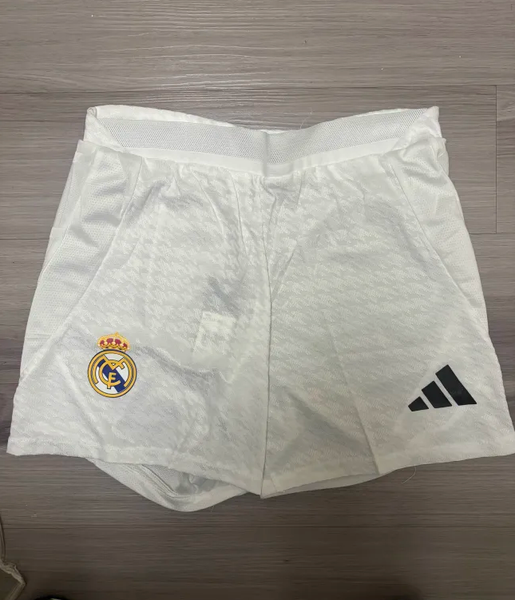 Real Madrid 25/26 Home Soccer Shorts SMALL