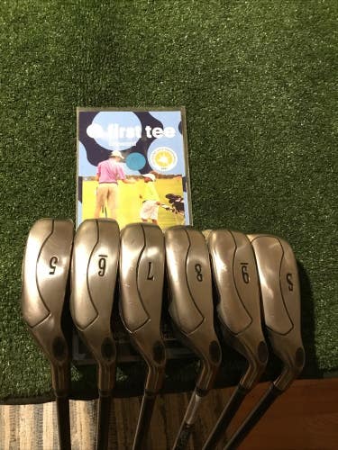 Callaway Ladies Fusion Wide Sole Irons Set (5-SW) Graphite 45g Shafts