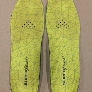 SuperFeet Yellow Comfort Skate Insoles Footbeds D (7.0) *Read Full Description*