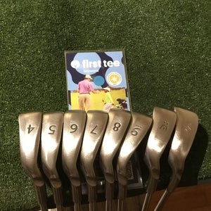 Ping Rapture Green Dot Irons Set (4-PW-SW) Steel Shafts (Needs New Grips) +1/2