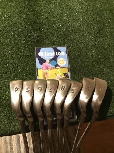 Ping Rapture Green Dot Irons Set (4-PW-SW) Steel Shafts (Needs New Grips) +1/2