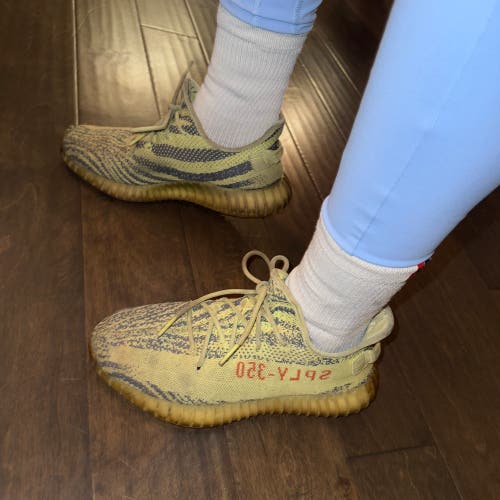 Adidas Yeezy Boost 350 V2 Semi Frozen Yellow Size Mens 10.5
