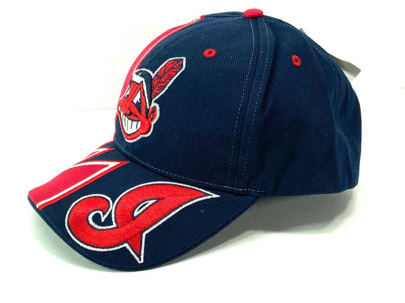 Cleveland Indians Vintage 2001 MLB "Splash" NOS Adjustable Hat (New)