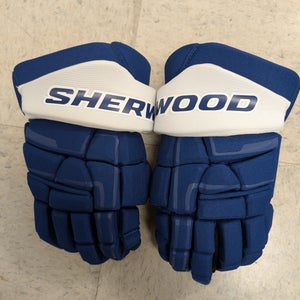 Sher-Wood Code Encrypt 1 Pro Gloves 14" Toronto Maple Leafs Pro Stock (New)