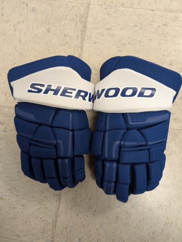 Sher-Wood Code Encrypt 1 Pro Gloves 14" Toronto Maple Leafs Pro Stock (New)