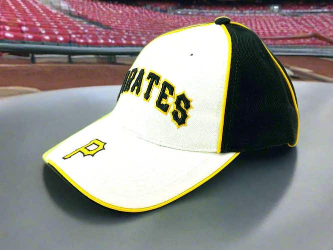 Pittsburgh Pirates NOS Vintage Late '90s MLB "Clubhouse" Adjustable 20% Wool Hat (New)
