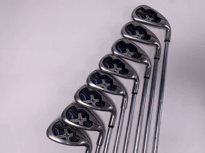 Callaway X-18 Iron Set 3-PW Uniflex Steel Mens RH Midsize Grips